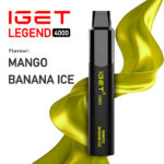 IGET Legend 4000 Puffs - Mango Banana Ice