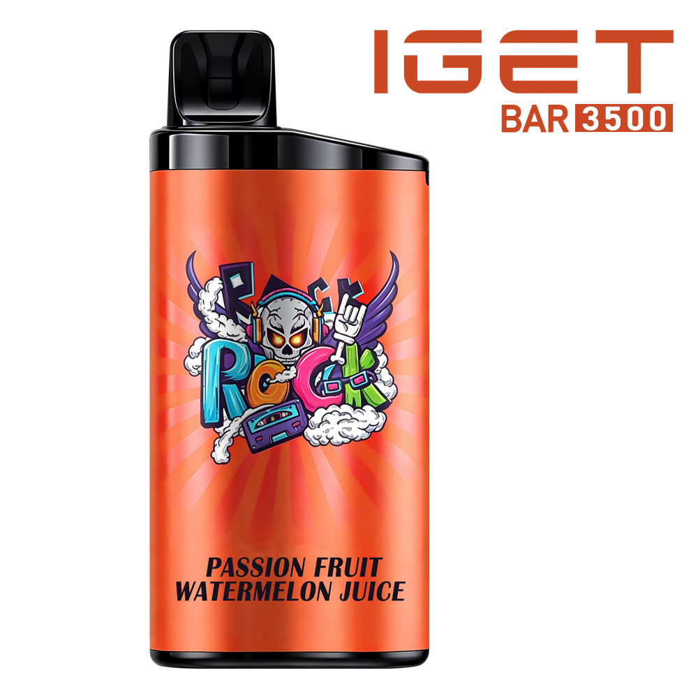IGET Bar 3500 Puffs - Passion fruit watermelon Juice IGET Bar 3500 Puffs - Passion fruit watermelon Juice
