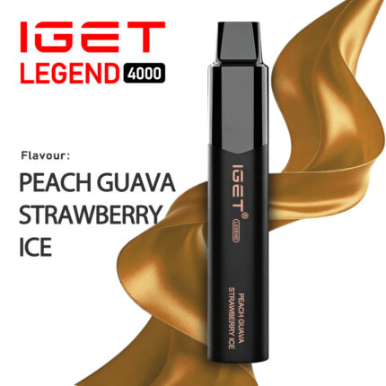 IGET Legend 4000 Puffs - Peach Guava Strawberry Ice