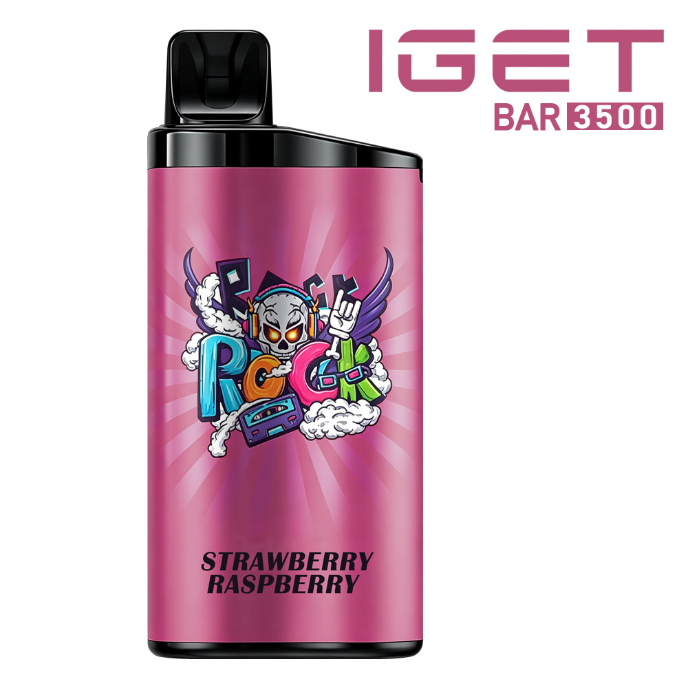 IGET Bar 3500 Puffs - Strawberry Raspberry IGET Bar 3500 Puffs - Strawberry Raspberry